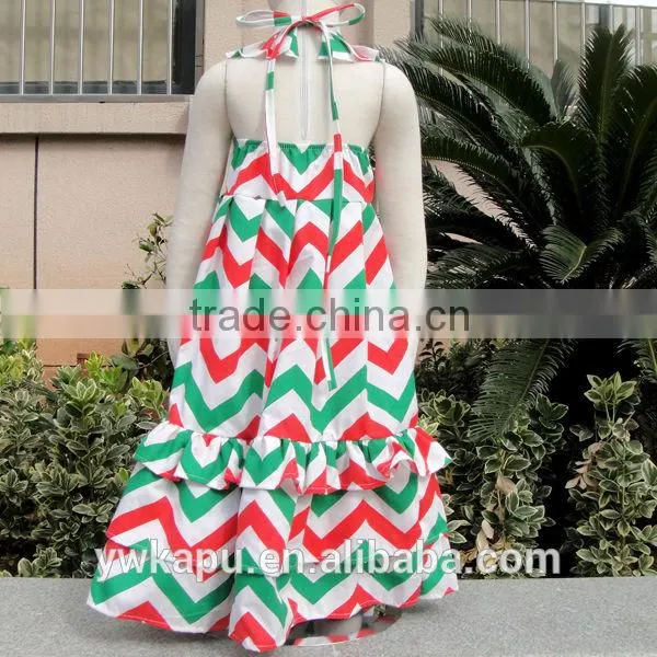 Hot sale ! christmas baby clothing dresses for girl