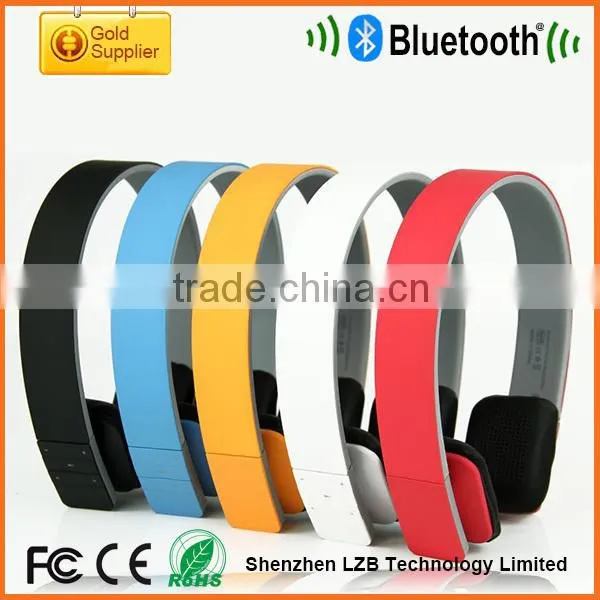 Hot selling bluetooth leather headset wireless for smartphone