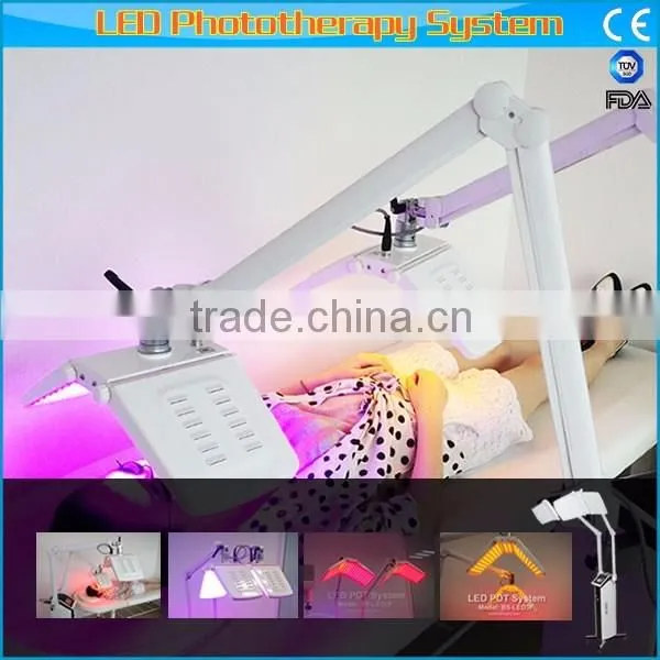 pdt led therapy beauty machine with Red Blue Yellow and Infrared Light