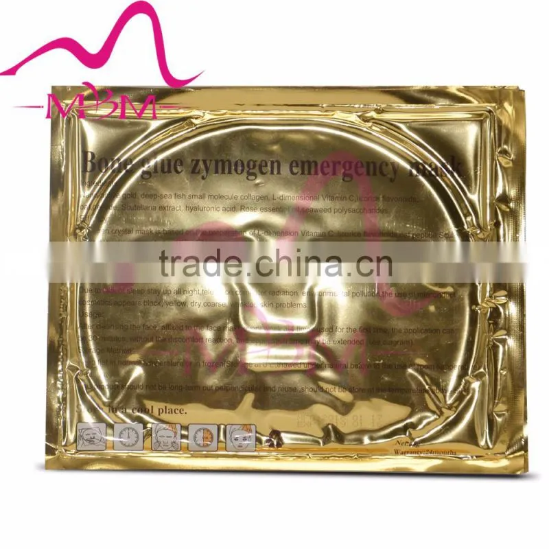 Pure Natural private label 24K gold collagen crystal facial mask