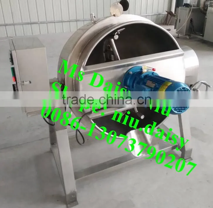 Commerical tilting jacketed kettle/agitator kettle/steam cooking kettle with agitator