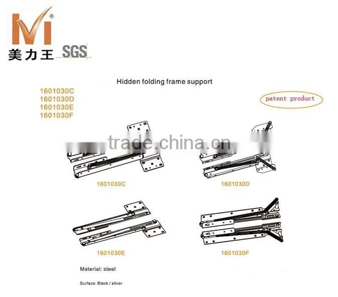 hidden folding frame support steel accessories for shoes rack