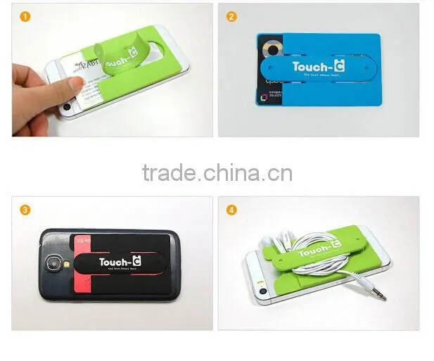 Mobile Phone Card Pocket silicone card holder