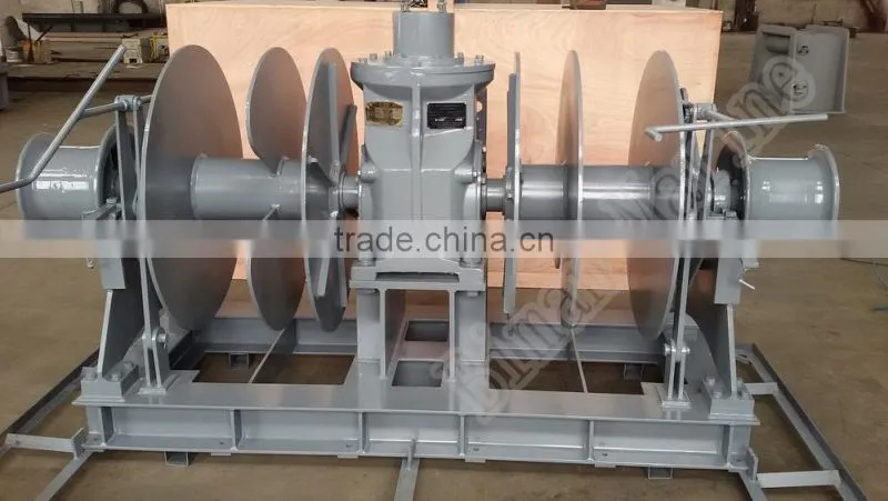 Double Drums Hydraulic (Mooring Winch) Fishing Winch For Sale