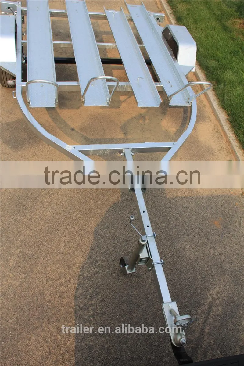 2015 hot sale ! Galvanized Motorcycle trailer
