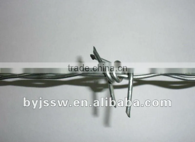 Double Twist Galvanized Barbed Wire