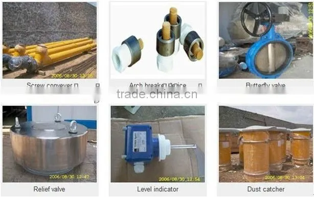50-2000ton bolted cement silo site installation scene