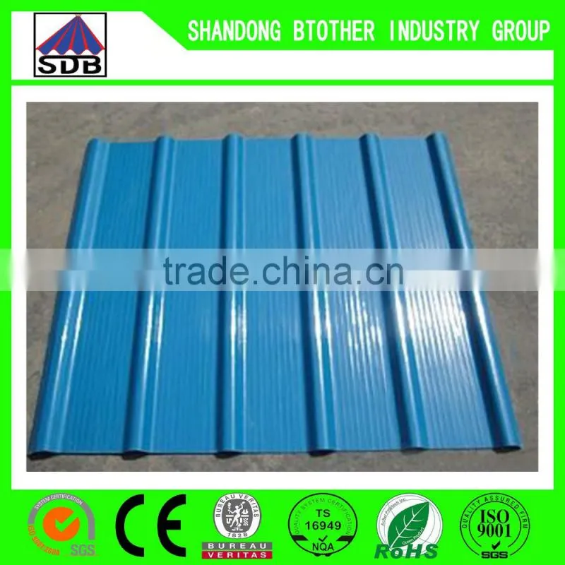PPGI Prepainted corrugated steel sheet Prepainted metal roofing / Color corrugated steel sheet /Construction design light steel