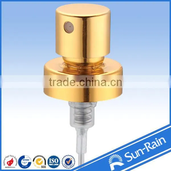 ISO9001 perfume spray pump for glass bottle 20/400
