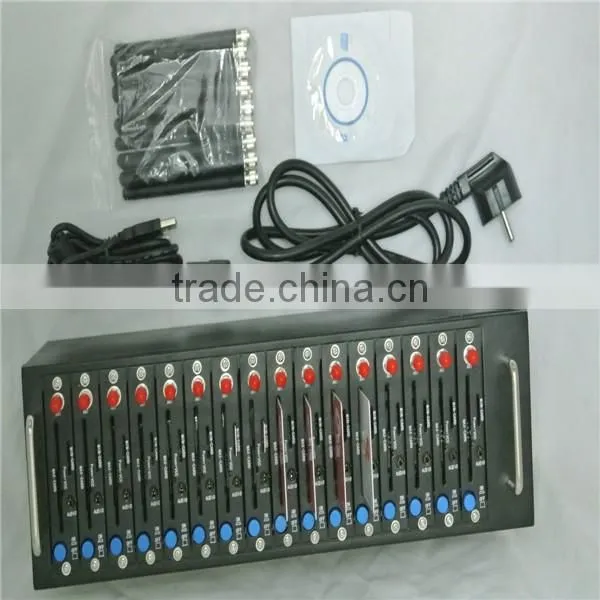 Bulk sms gprs gsm AT command 16 ports modem pool wavecom q2403a