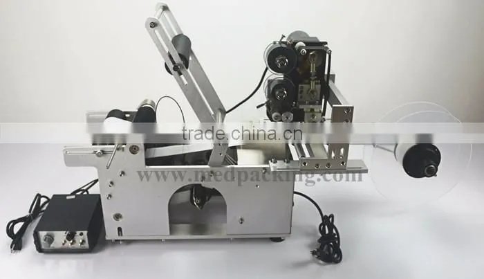 YS-BJ-50 Round bottle label machine with fight coding printer