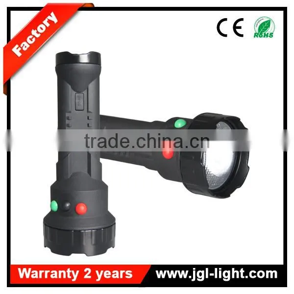 High power 700lm RGW hand heldled led rechargeable tarmy torch light rescue equipment