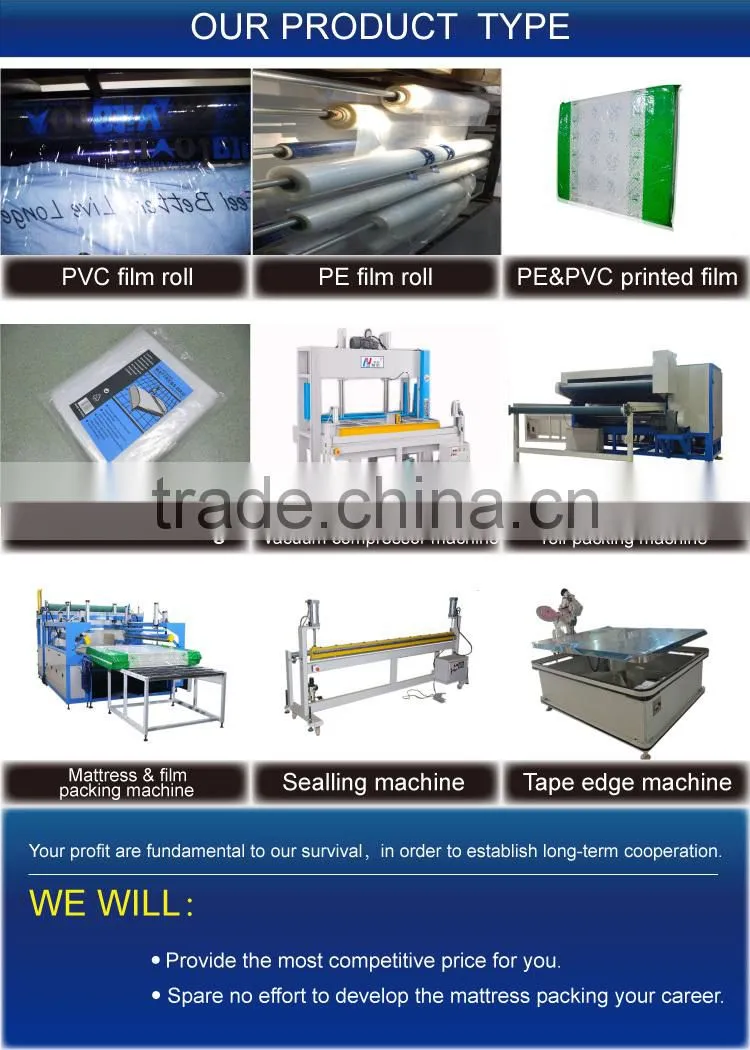 big size pe print logo bag for mattress packaging( good price)/ PE mattress cover waterproof