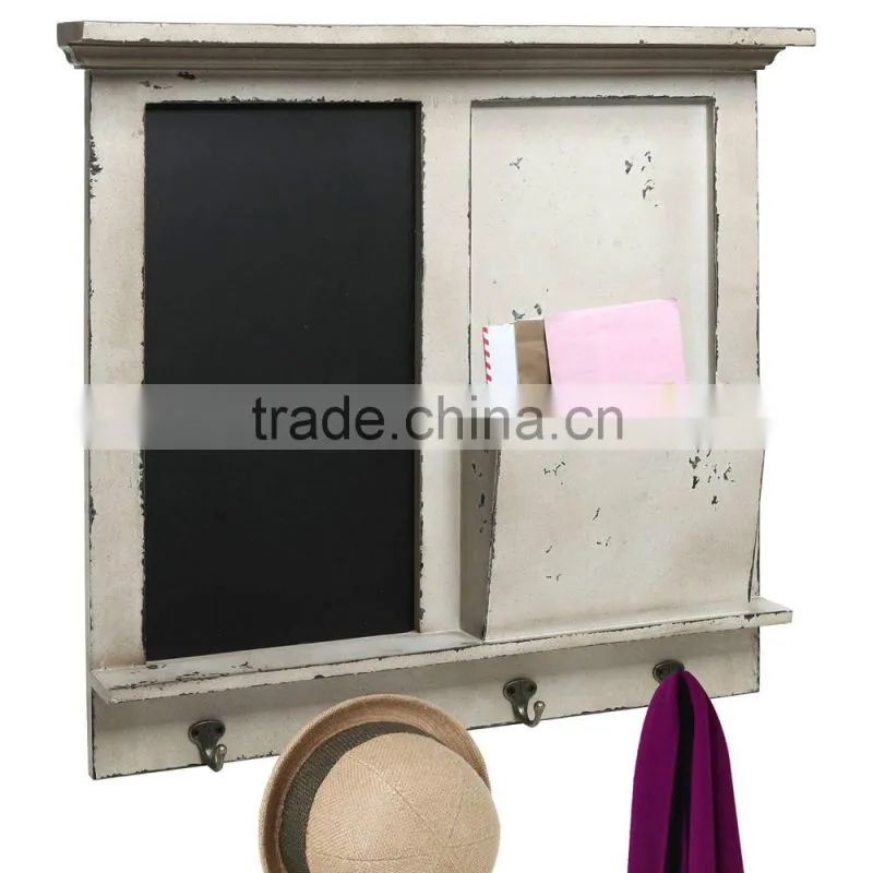2 Mail Organizer Shelves metal home decor antique