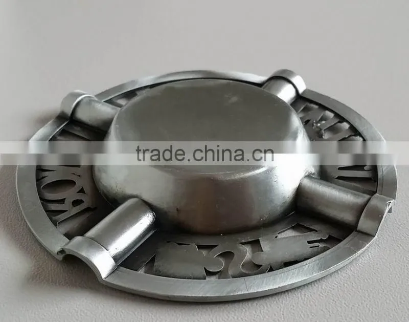 antique metal souvenir ashtray