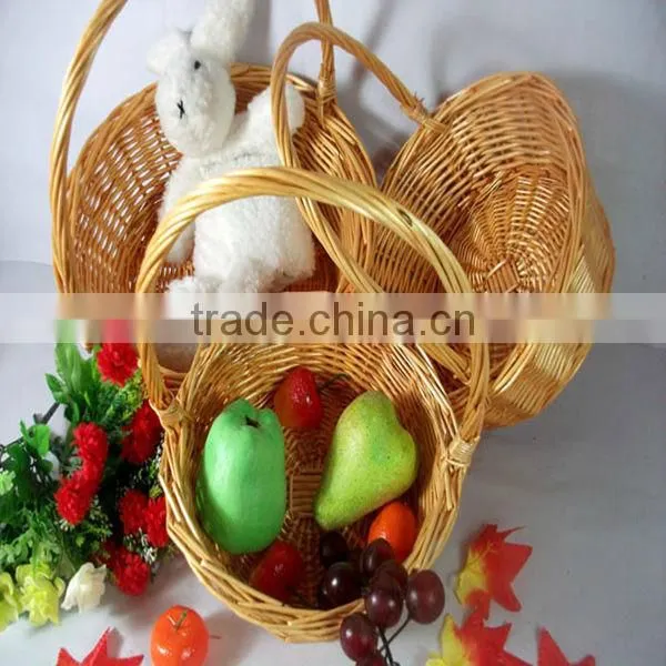 HOT NICE natural basket fruit packaging with handle