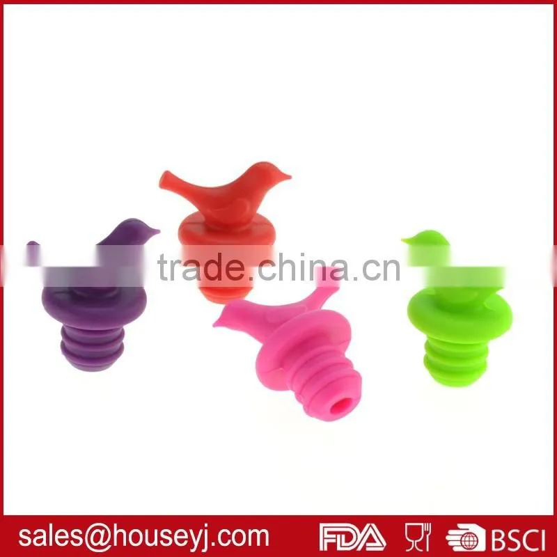 Little Bird Wine Bottle Stopper silicon bottle stopper