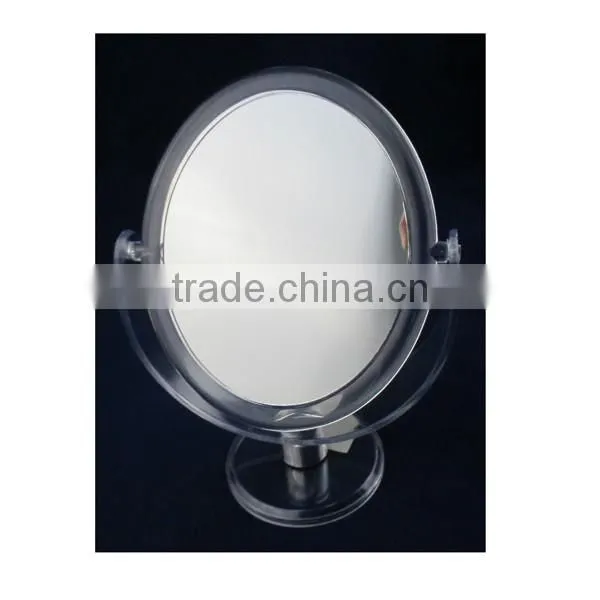 High quality vanity girl two sides of makeup mirror with magnifying glass