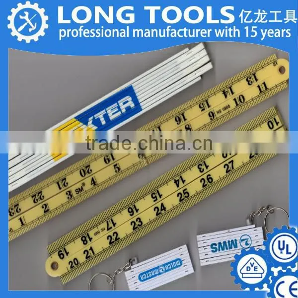 Hot selling plastic promotional folding ruler use for measuring