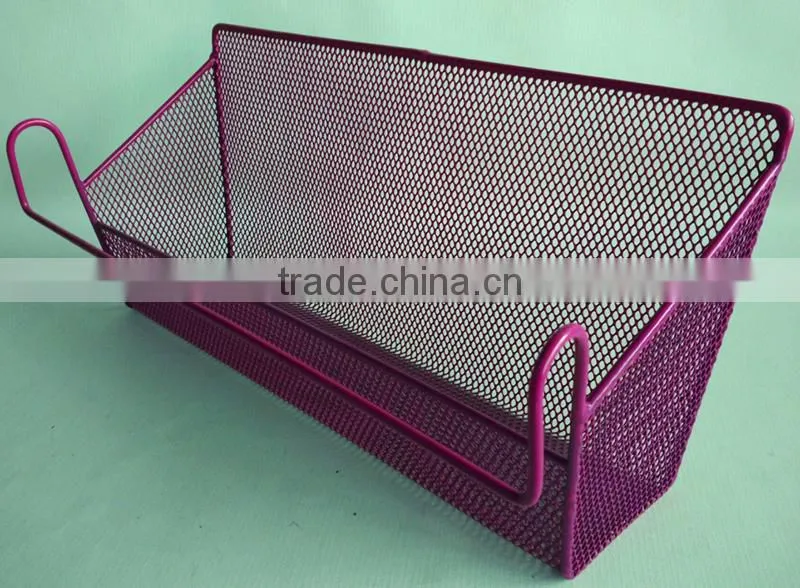 Manufactory Colour Hanging Wire Mesh Basket /Storage Blasket