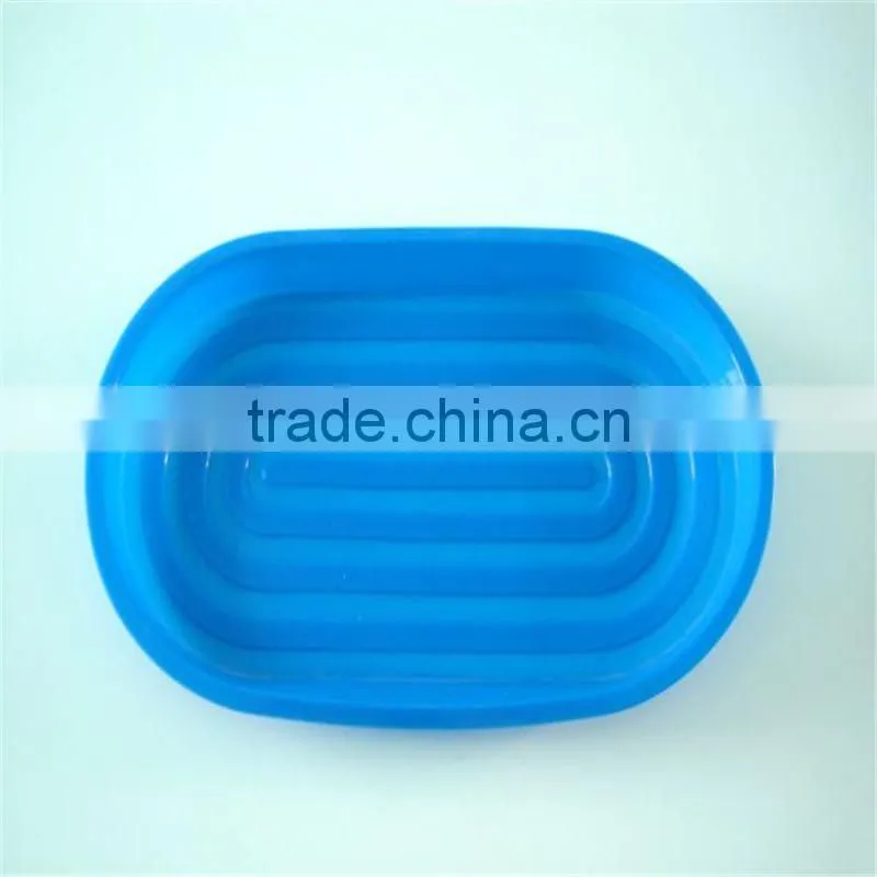 simple design round or square big silicone cake mold pan
