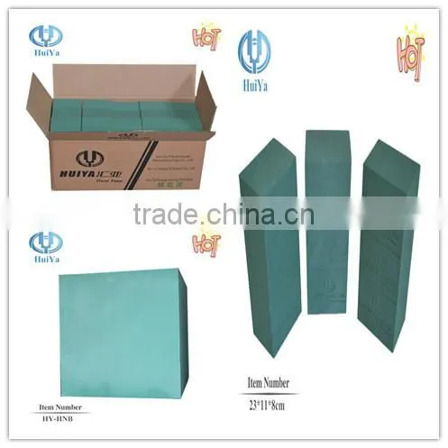 Green Rectangular floral foam for wedding arrangement