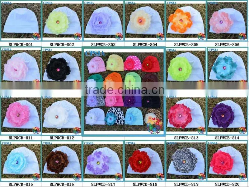 baby photo props plain cotton baby hats baby sailor hat