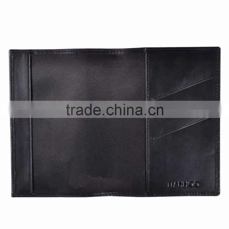 Wholesale Custom Passport Cover Holder Genuine Leather Rfid Passport Holder