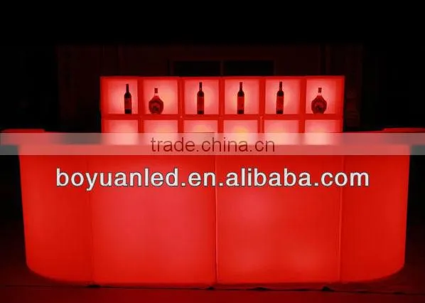 bar led table,illuminated Led reception counter