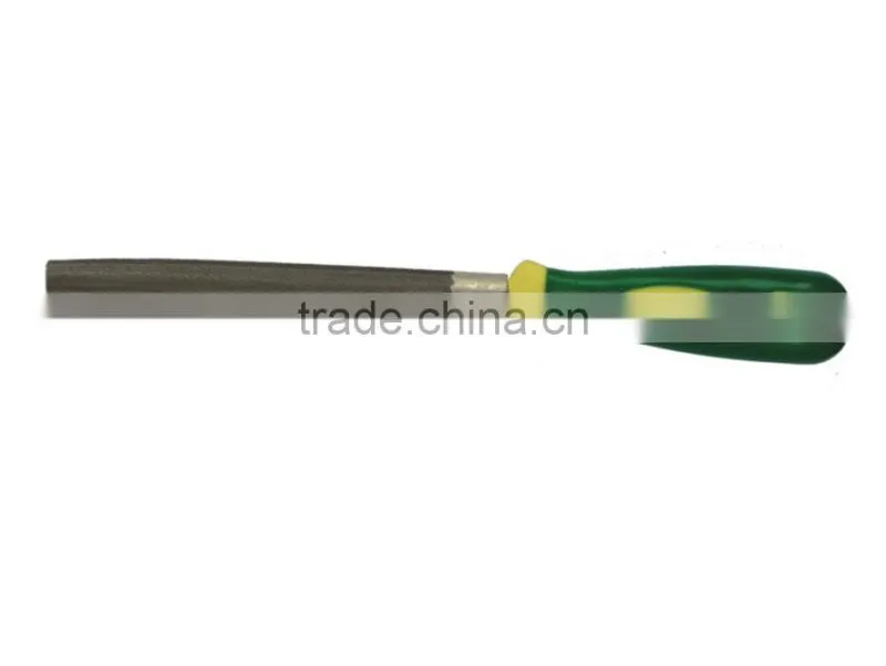 Quality handle hand tool files semicircle file with two color handle