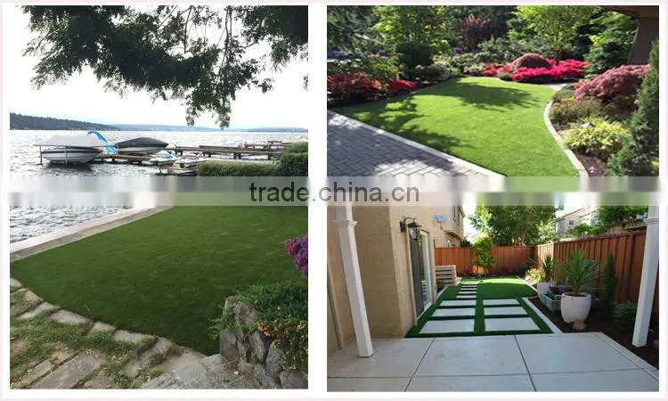 30mm height V shape high quality synthetic grass for home decoration