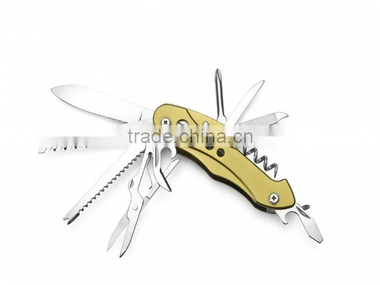 2017 Stainless Steel Survival pocket Knife Multi Tool Folding Army Knife