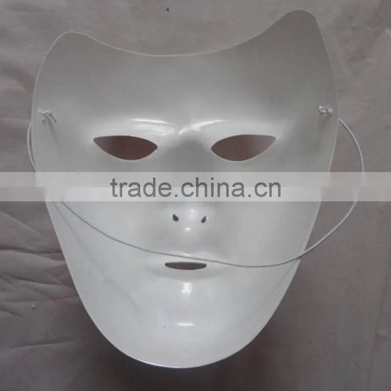 PVC Plastic Jabbawockeez Hiphop White Dance Face Mask for Dance False Face Mask
