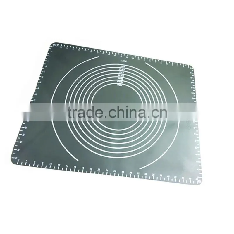 16160 Large Massive Pastry Fondant Silicone Work Rolling Baking Mat with Measurements