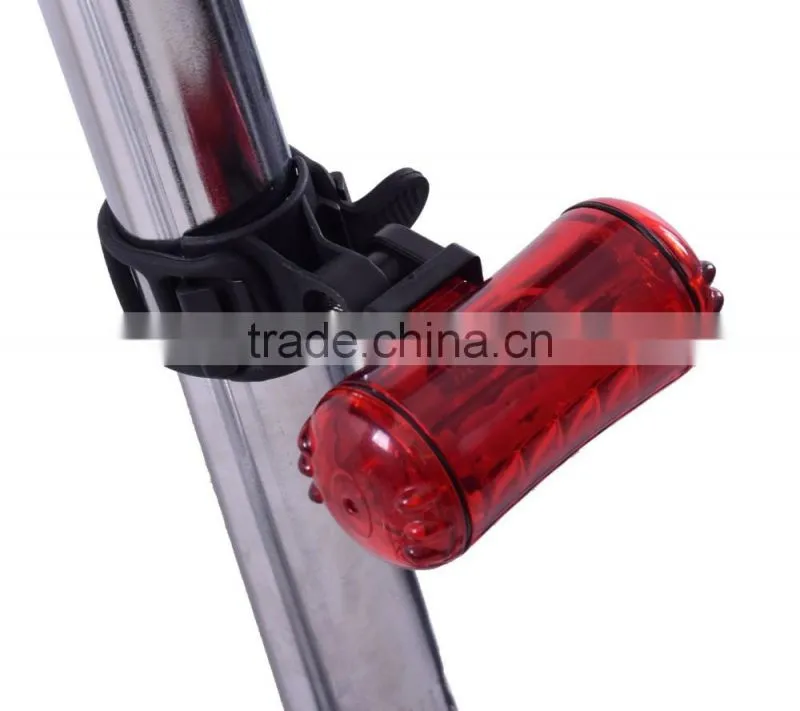 Bicycle Bike 3 LED Red Rear Tail Light Safety Warming Flashing Lamps