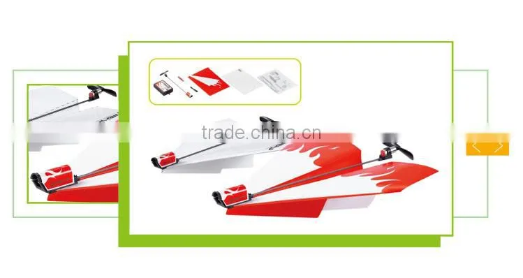 Latest design kids outdoor play toy Electric paper plane