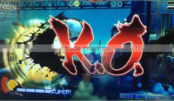 55 inch 3D monitor arcade coin operated 3D street fighter 4 arcade video boxing machine Mongolia street fighter 2 arcade