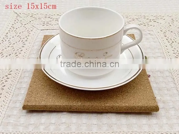 Wholesale hot-sale cute ec-friendly cork mat