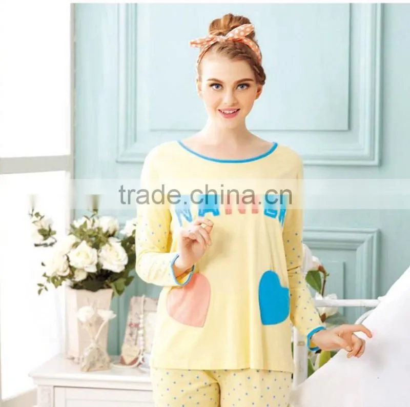 girl's clothes , cotton long sleeve Girl's sleepwear T-shirt,custom fashion t shirt for girls