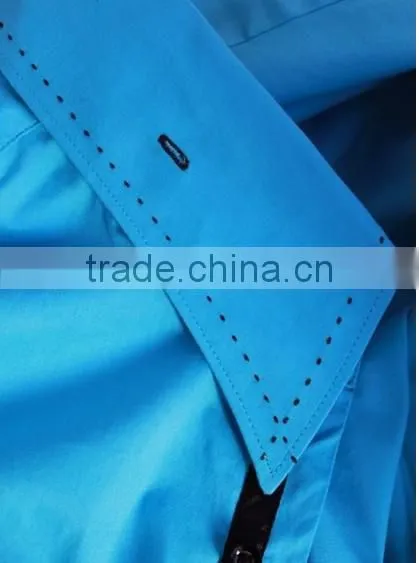 Fashion man shirts Slim contrast collar cuff shirt for man best stylish man dress shirts