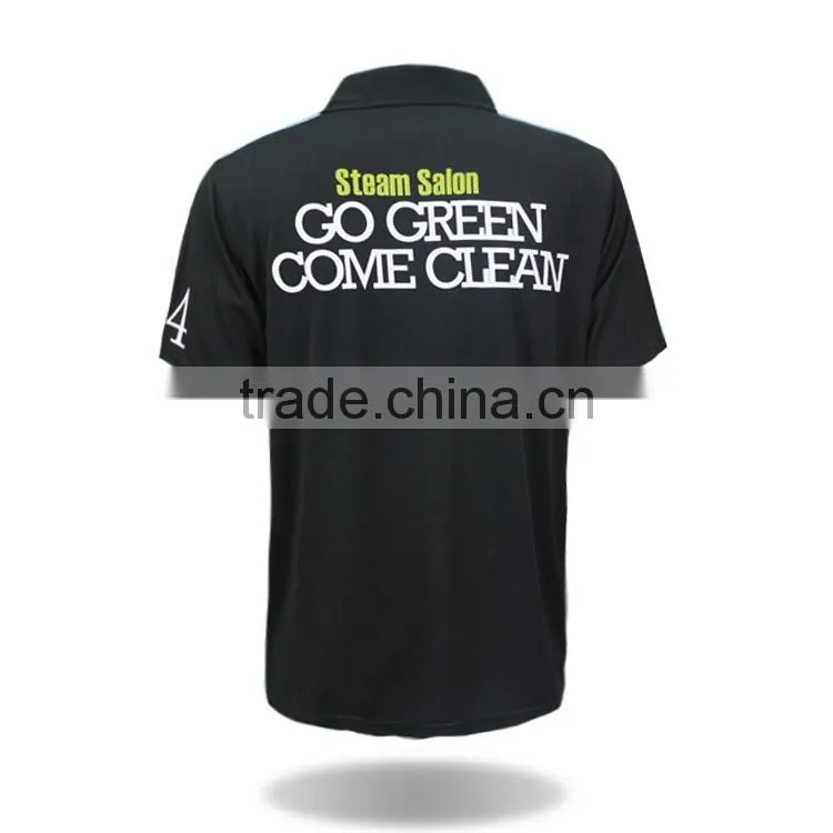 2017 new wholesale china 100% polyester bowling golf shirts dri fit polo for men