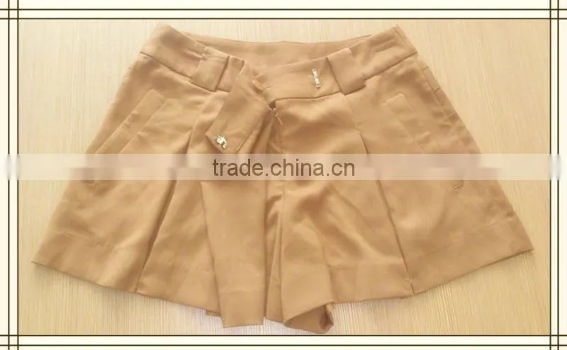 light brow women fashion pantskirt