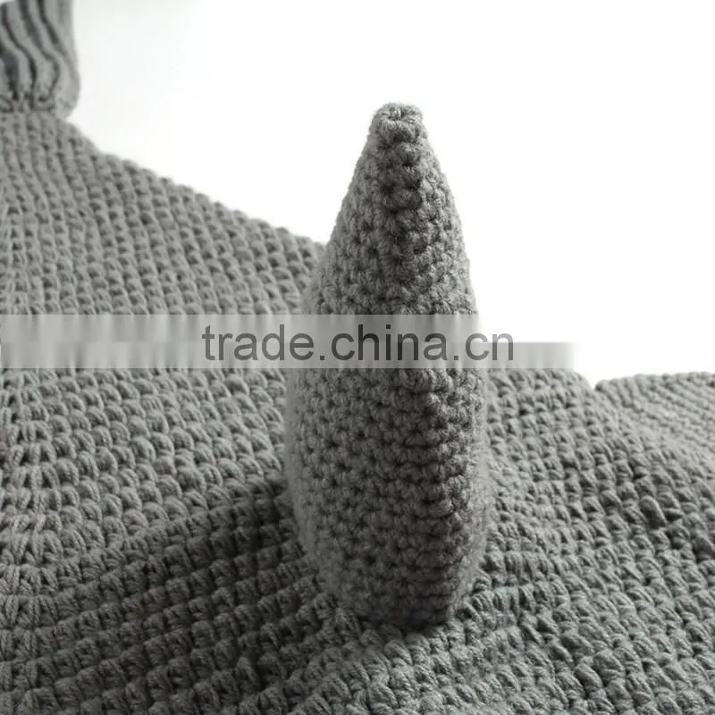 wholesale crochet shark photo props bag for newborn infant LBP20160218-17