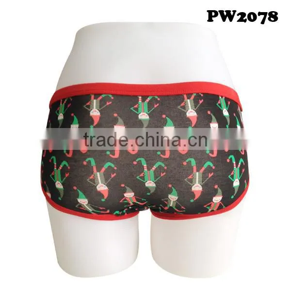 ladies underwear with clown aop printing