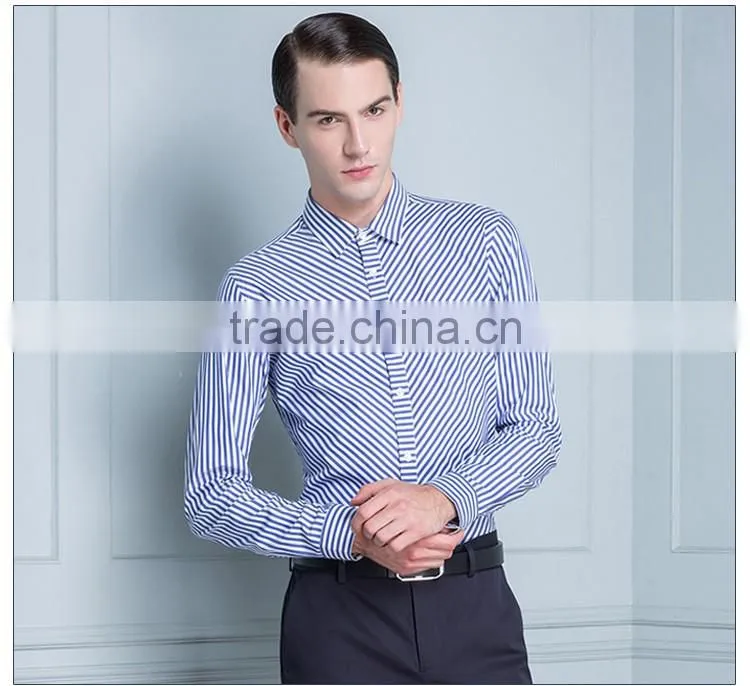 Slim Fit Shirts For Men Wear Fashion Business Men Dress Shirt Custom Made