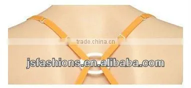 Heart shape metal anti-slippery bra strap hooks and eyes (JS-CR-35)