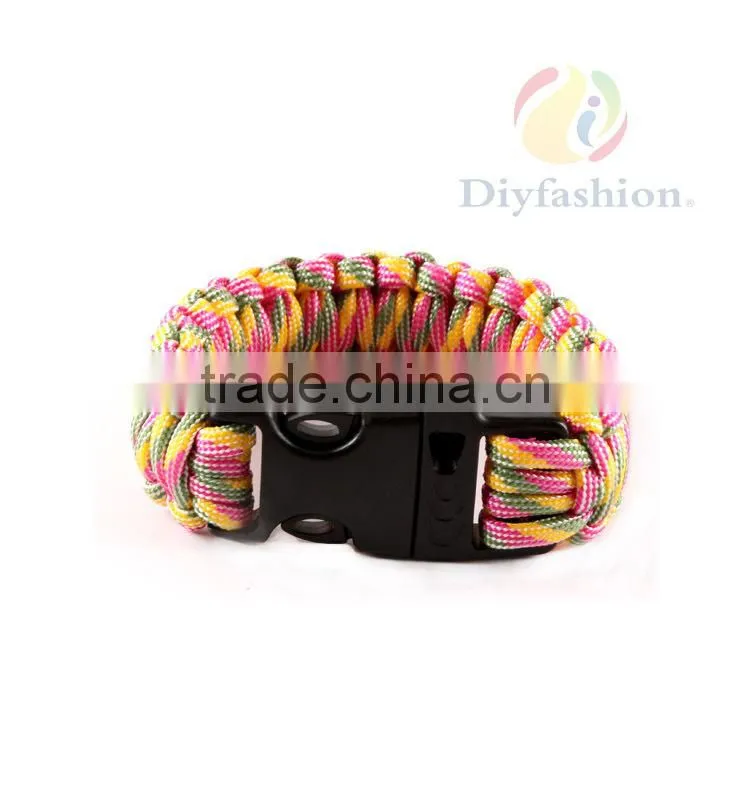 Fashion Double Braided Paracord Twisted Cord For Bracelet PV6020-9