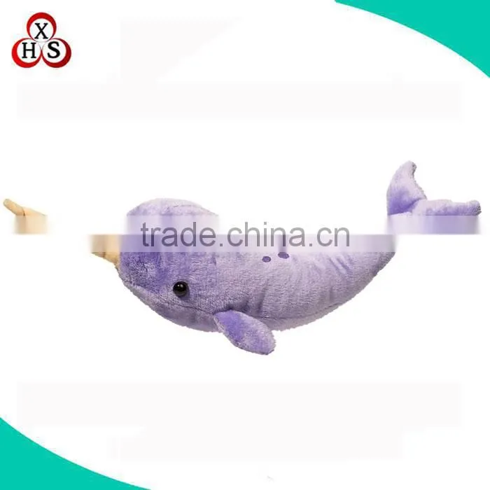 stuffed nawhal toy various colored nawhal plush toy