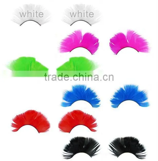2013 Colorful Soft n Beautiful False Eyelashes Extensions Natural Styles Strip Fake Eyelash