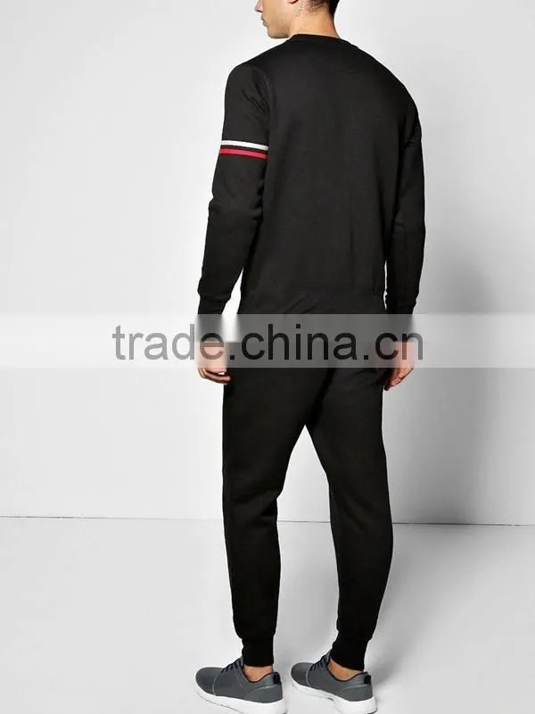 2016 Custom men gym tracksuit high quality tracksuits for men logo oem tracksuits for men sportswear